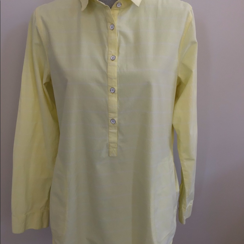 Columbia Yellow Tunic Shirt Sz M NWOT